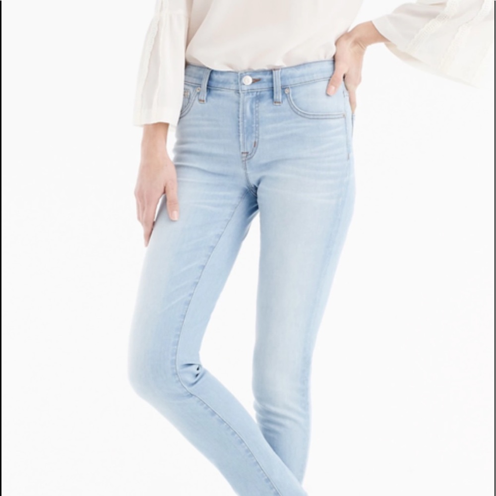 J. Crew Toothpick skinny Jean.
